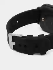 Черный умные часы с силиконовым ремешком Smart watch Q13