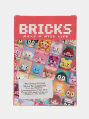 Розовый детский 3D конструктор, игрушка развивающая