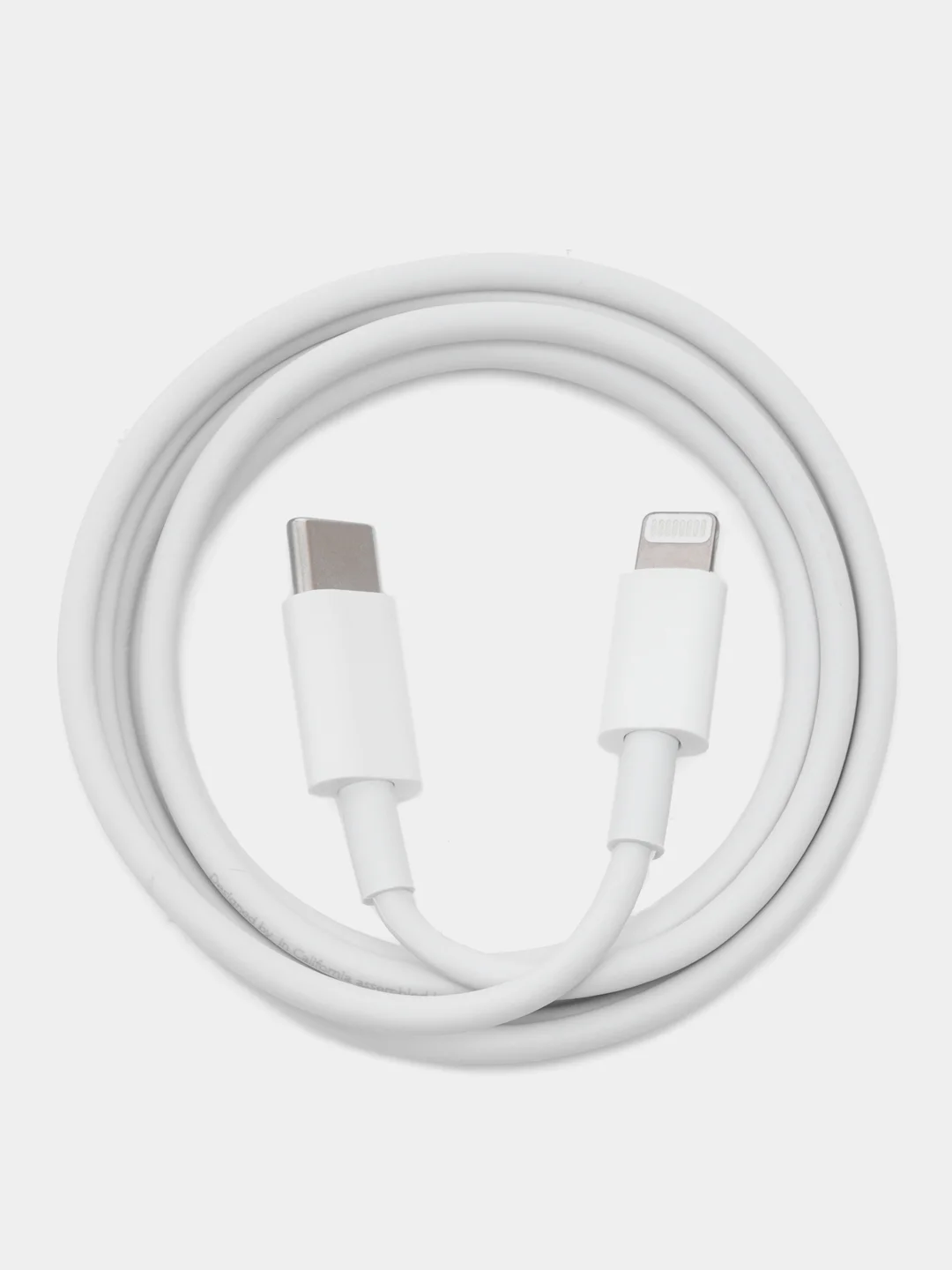 Блок питания для iPhone с быстрой зарядкой, с Type-C, 20W, кабель 1м, адаптер