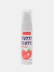 Съедобная гель-смазка "Tutti-frutti" для орального секса со вкусом фруктов 30 гр