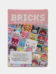 Серый меланж детский 3D конструктор, игрушка развивающая