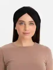 Черный повязка на голову женская