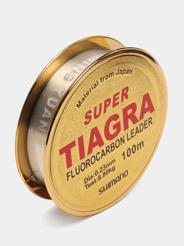 Флюорокарбоновая леска для рыбалки TIAGRA, 100 м, 0,16, 0,18, 0,20, 0,25, 0,30, 0,35, 0,40 мм