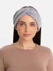 Серый повязка на голову женская