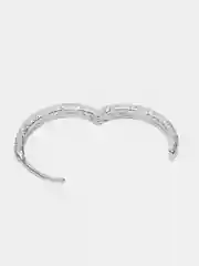 Серьги-кольца рельефные
