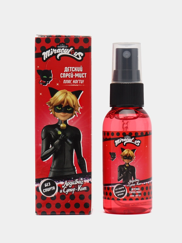 MIRACULOUS Спрей-мист детский Супер Кот: Плагг, когти! 50мл