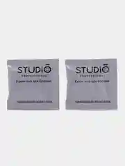 Studio Крем-хна для бровей Темно-коричневый, 2х5 мл