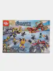 Голубой конструктор ninja,AVENGERS,MARVEL, спорт кар, совместим с Лего