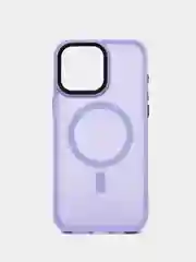 Сиреневый чехол с MagSafe для iPhone 11, 12, 13, 14, 15, Pro, Max, силиконовый с Магсейф
