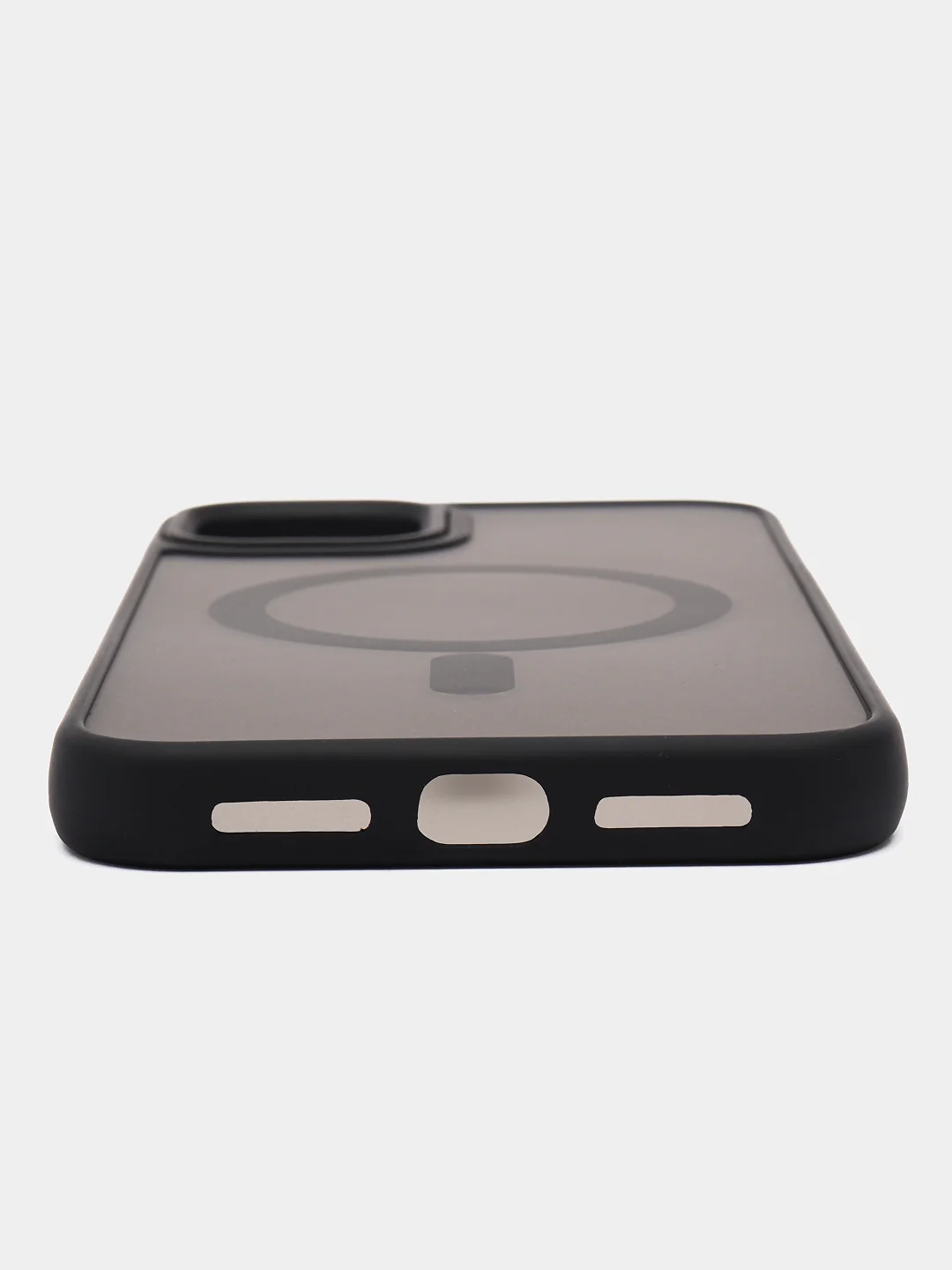 Черный чехол с MagSafe для iPhone 11, 12, 13, 14, 15, Pro, Max, силиконовый с Магсейф