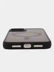 Черный чехол с MagSafe для iPhone 11, 12, 13, 14, 15, Pro, Max, силиконовый с Магсейф