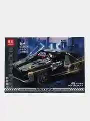 Серый конструктор машина Спорт кар, танк, корабль,вертолет с фигуркой 350-435 деталей