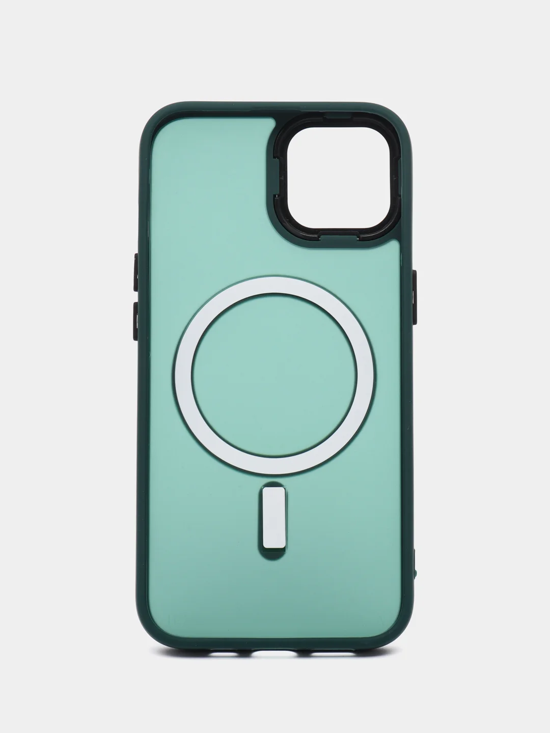 Зеленый чехол с MagSafe для iPhone 11, 12, 13, 14, 15, Pro, Max, силиконовый с Магсейф