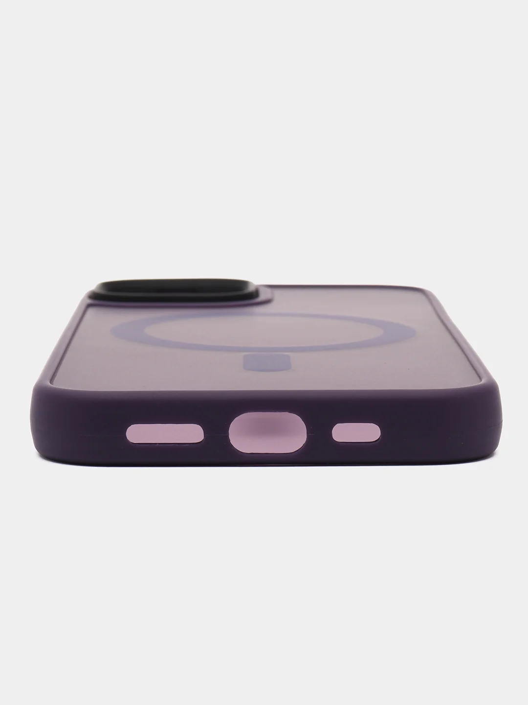 Фиолетовый чехол с MagSafe для iPhone 11, 12, 13, 14, 15, Pro, Max, силиконовый с Магсейф