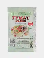 Гумат калия, с микроэлементами / Органическое удобрение / 10 г на 20 л = до 20 кв.м