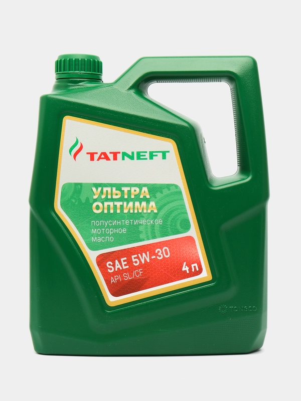 Моторное масло Татнефть Ультра Оптима SAE 5W-30, Полусинтетическое. 4 л