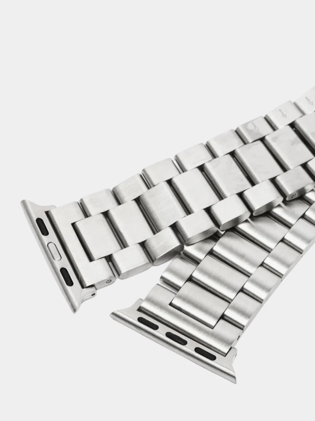 Розовый ремешок для смарт-часов Apple Watch, стальной, блочный, металлический, 38-49 мм, ULTRA