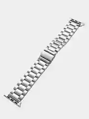 Розовый ремешок для смарт-часов Apple Watch, стальной, блочный, металлический, 38-49 мм, ULTRA