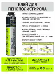 Клей Пена TERMOLIT для пенополистирола, бокс из 12 шт