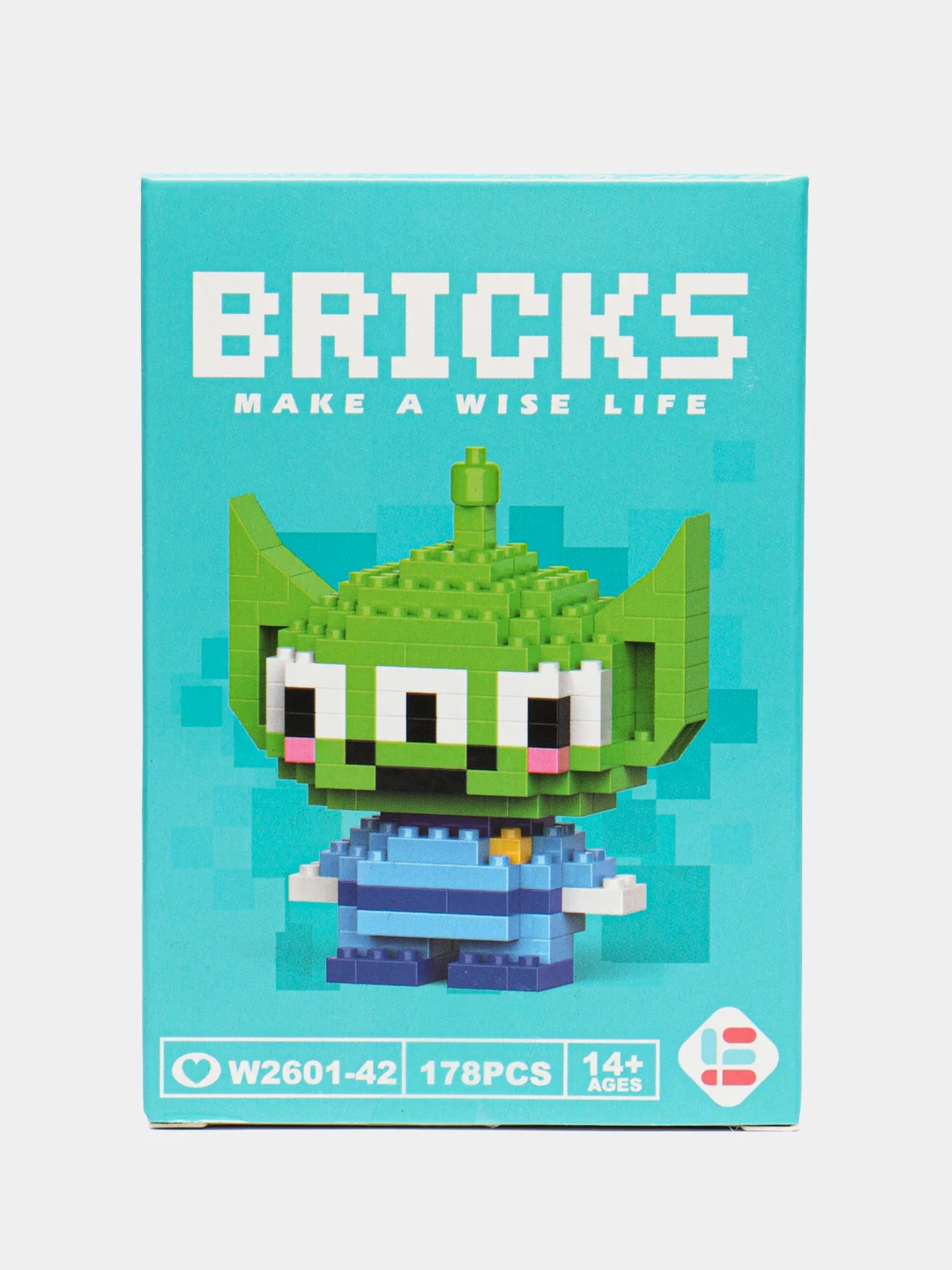 Зеленый детский 3D конструктор, игрушка развивающая