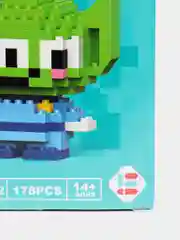 Зеленый детский 3D конструктор, игрушка развивающая