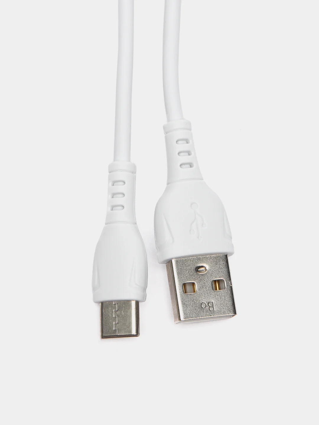 Белый кабель для передачи данных и зарядки мобильных устройств USB - Type-C BOROFONE BX51, 1 м