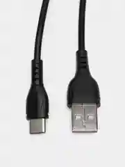Черный кабель для передачи данных и зарядки мобильных устройств USB - Type-C BOROFONE BX51, 1 м
