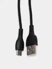 Черный кабель для передачи данных и зарядки мобильных устройств USB - micro USB BOROFONE BX51, 1 м