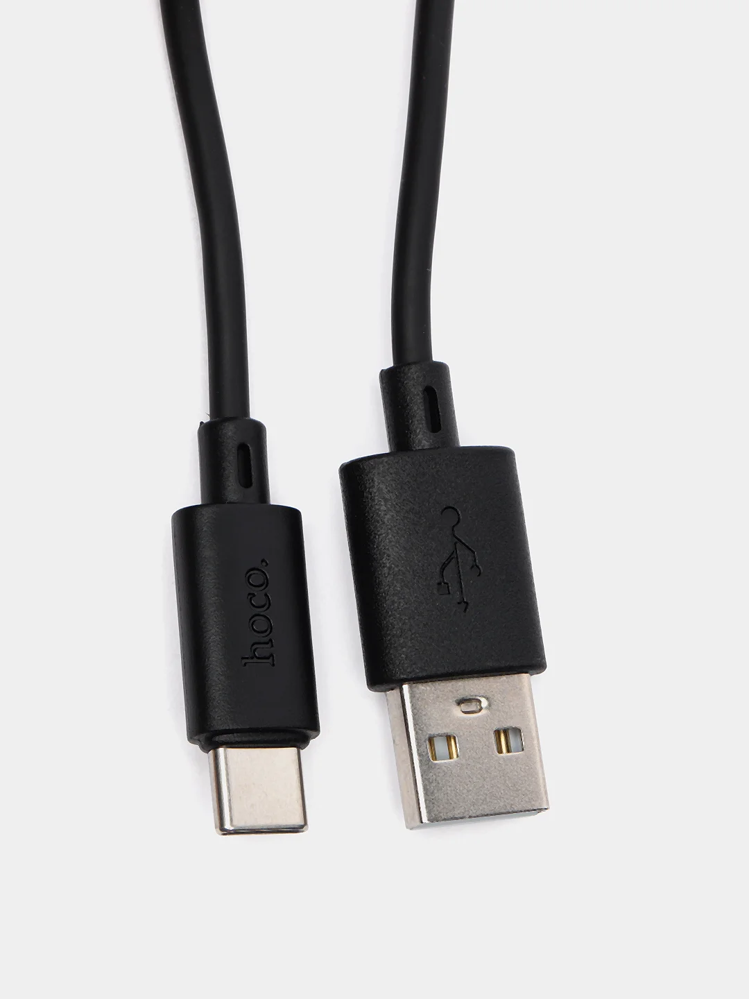 Черный кабель для передачи данных и зарядки мобильных устройств USB - Type-C HOCO X88, 1 м, черный