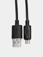 Черный кабель для передачи данных и зарядки мобильных устройств USB - microUSB HOCO X88, 1 м, черный