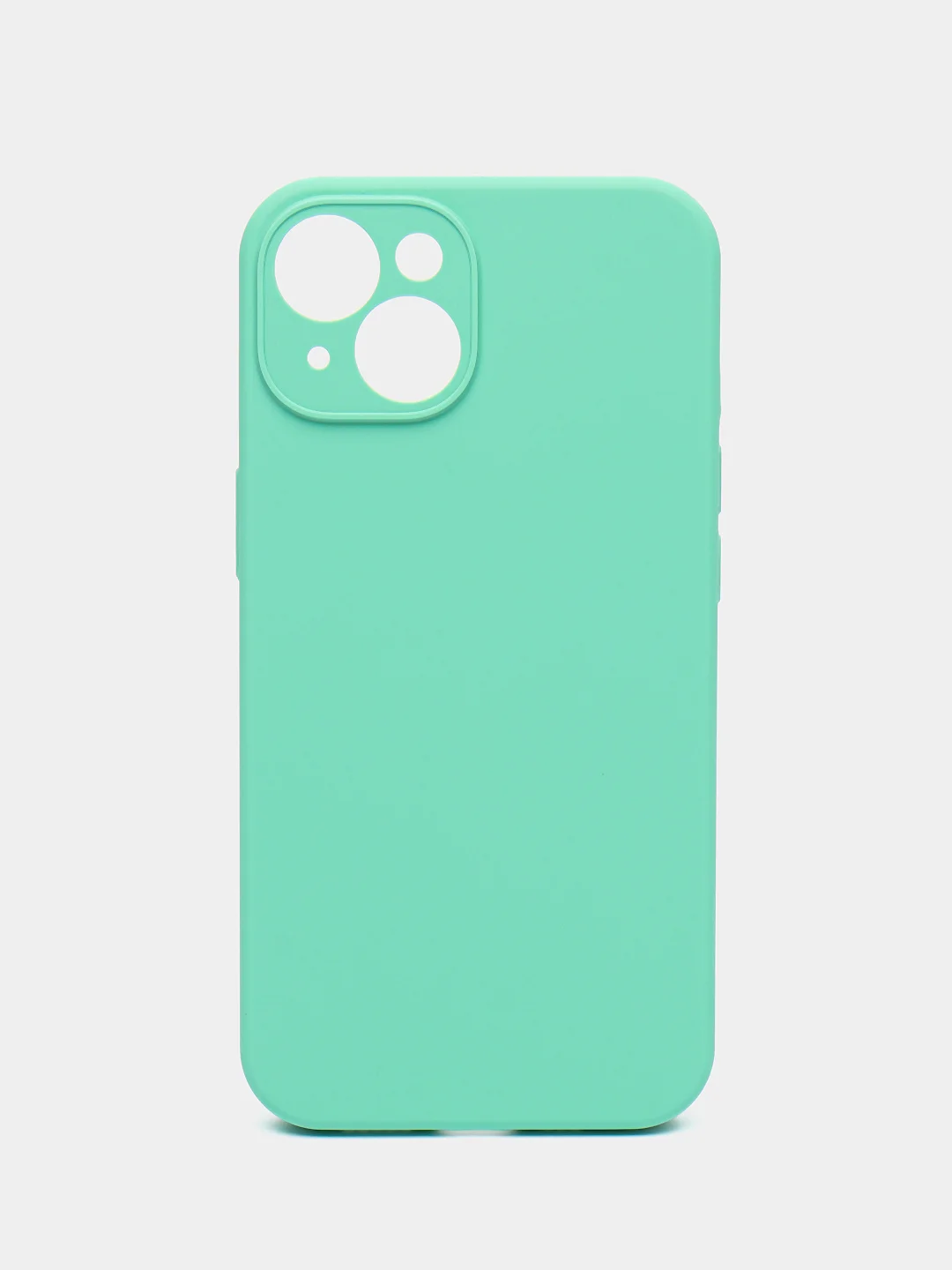 Салатовый чехол на iPhone 13 Pro, 13 mini, 13 Pro Max, 11 Pro, 14, 14 Pro силиконовый без логотипа