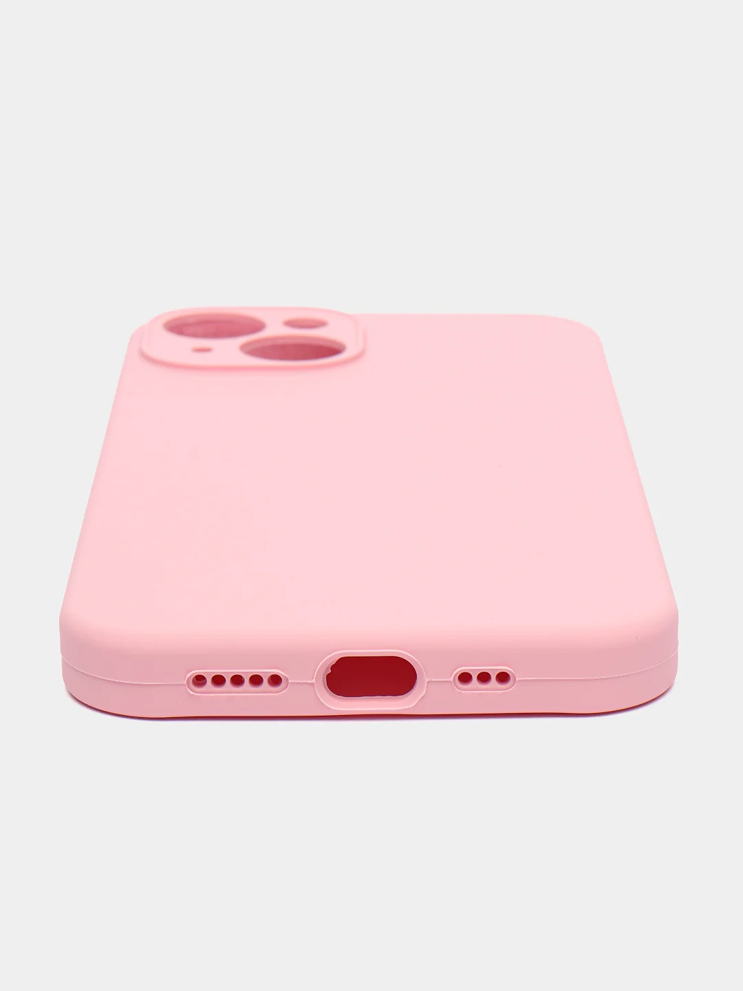 Розовый чехол на iPhone 13 Pro, 13 mini, 13 Pro Max, 11 Pro, 14, 14 Pro силиконовый без логотипа