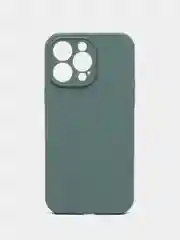 Зеленый чехол на iPhone 13 Pro, 13 mini, 13 Pro Max, 11 Pro, 14, 14 Pro силиконовый без логотипа