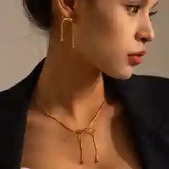 IDILLIYA / Женские серьги бантики