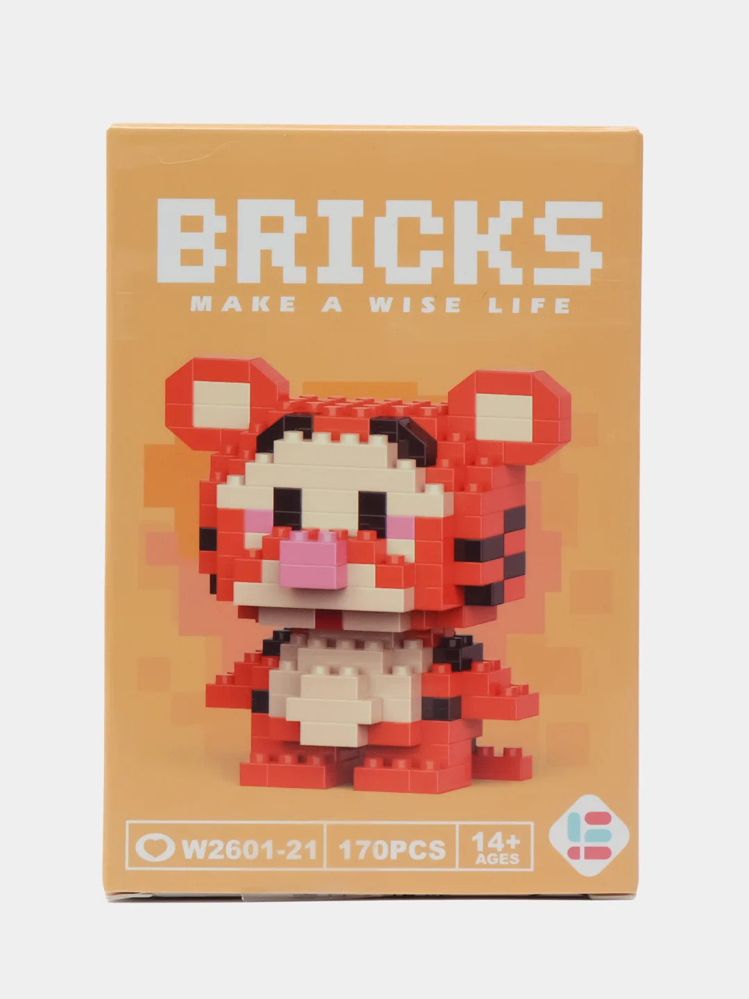 Красный детский 3D конструктор, игрушка развивающая