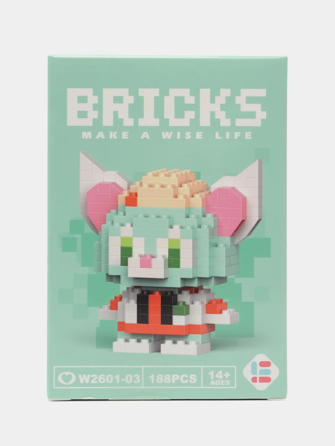Лазурный детский 3D конструктор, игрушка развивающая