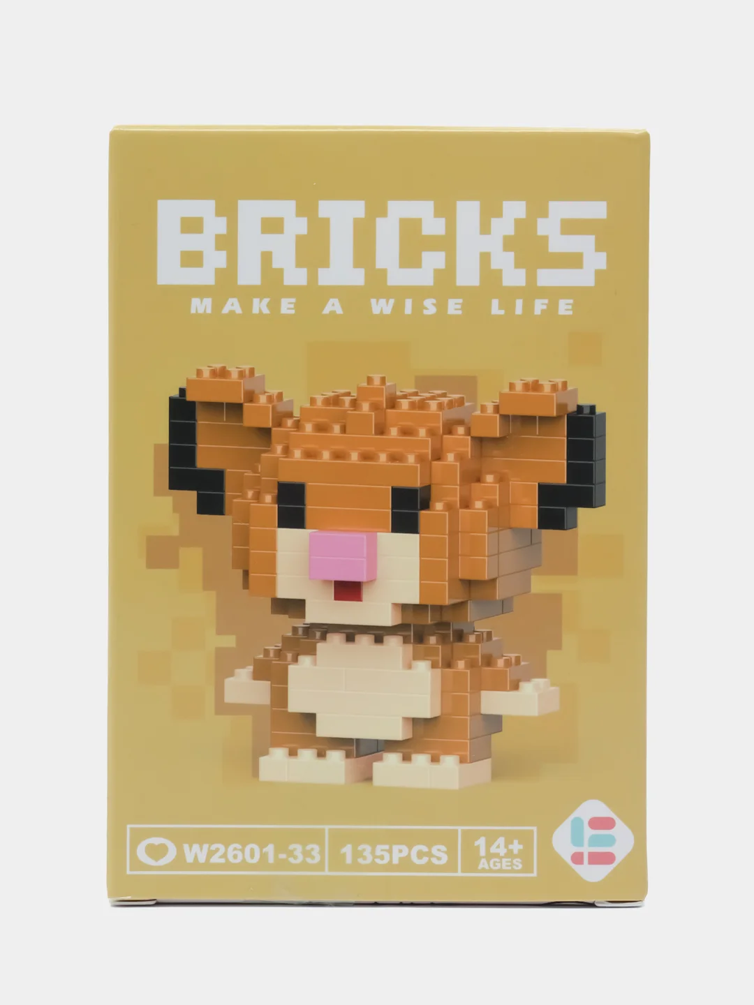 Лимонный детский 3D конструктор, игрушка развивающая