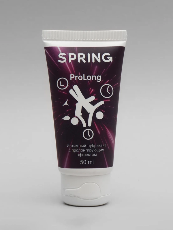 Гель-лубрикант Spring ProLong продлевающий, интимная гель смазка 50 мл