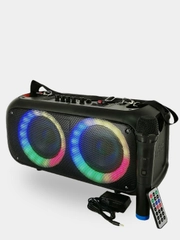 Колонка беспроводная Bluetooth с подсветкой RX-6248, 30Вт (USB/TF/AUX/FM) + микрофон/пульт
