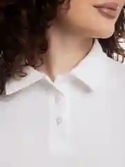 Белый платье поло футболка