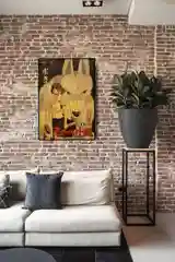 Постер для интерьера на стену, плакат аниме из крафт-бумаги, 50,5*35 см