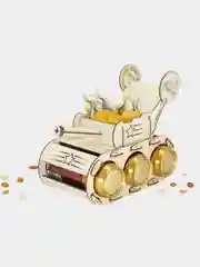 Подарочный "Танк" под пиво, на 23 февраля Минибар, подставка пивной танк