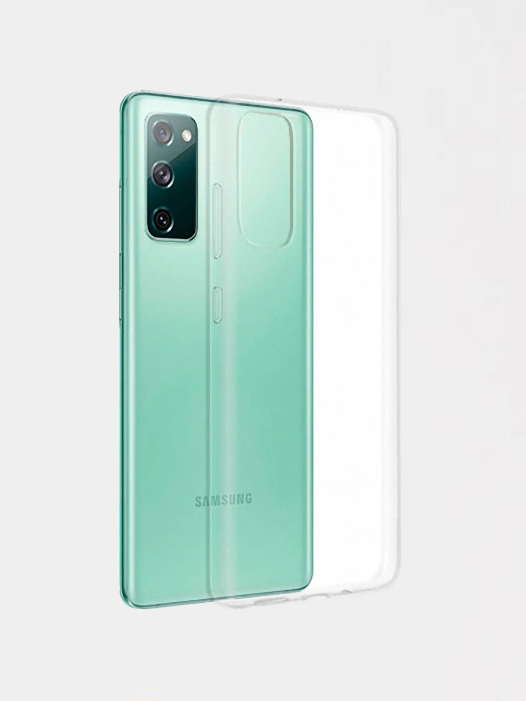 Чехол для Samsung S20 FE прозрачный силиконовый