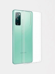 Чехол для Samsung S20 FE прозрачный силиконовый