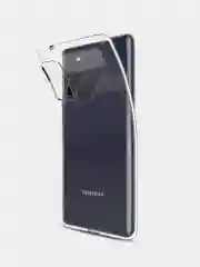 Чехол для Samsung S20 FE прозрачный силиконовый
