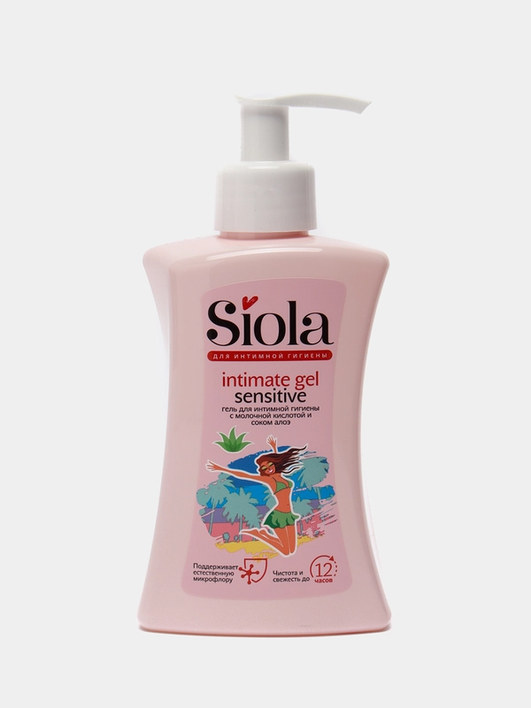 Гель для интимной гигиены Siola с молочной кислотой и соком Алоэ, 250 мл