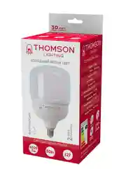 Лампочка светодиодная THOMSON TH-B2366 50 Вт, E27, T140, цилиндр, 6500K холодный свет