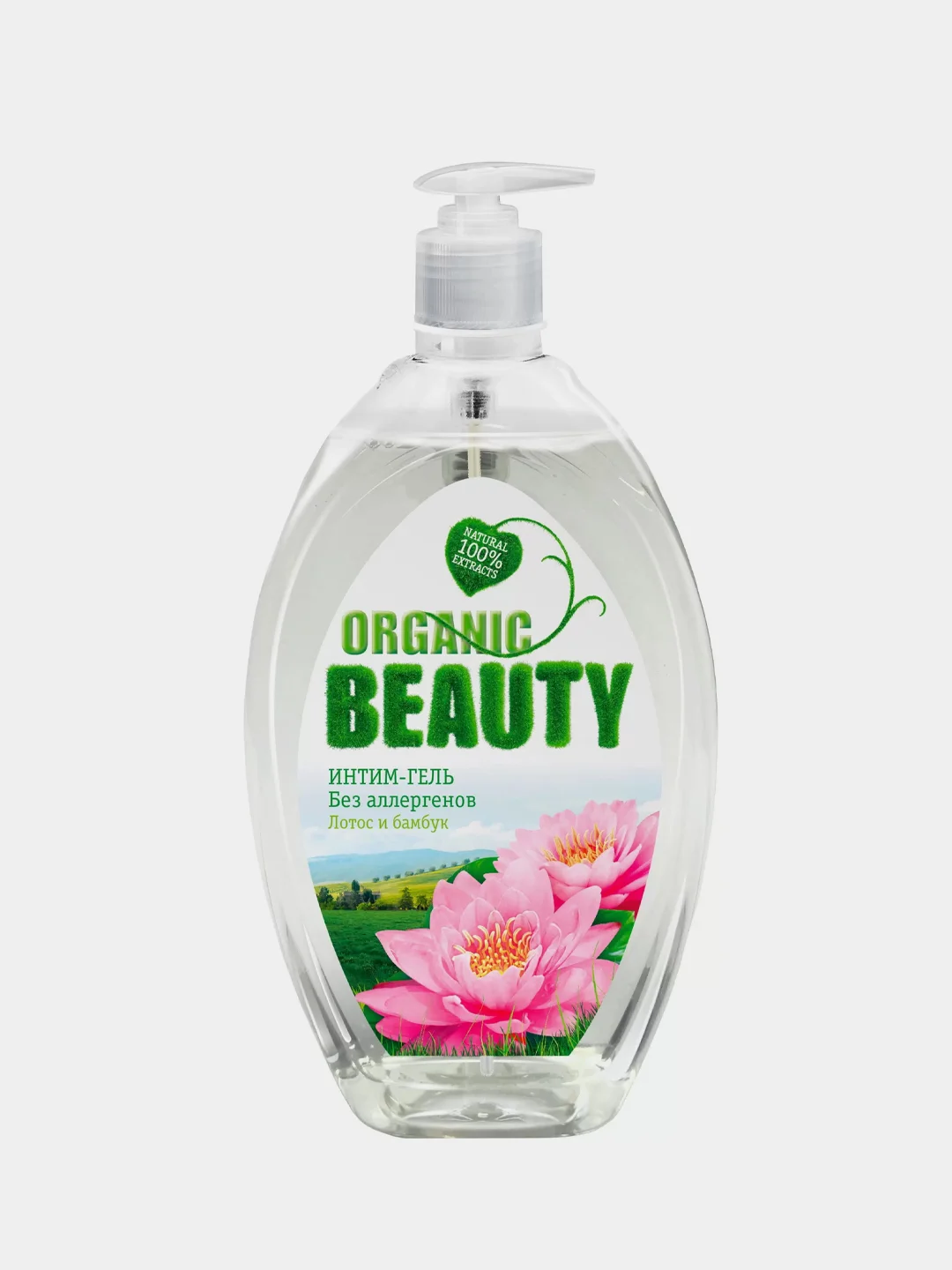 Organic Beauty Гель для интимной гигиены лотос и бамбук, 500 мл