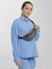 Серый поясная сумка/ унисекс/ на плечо/ на пояс/ универсальная/ барсетка/ бананка