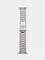 Серебряный ремешок для смарт-часов Apple Watch, стальной железный 42-49 мм, браслет на часы